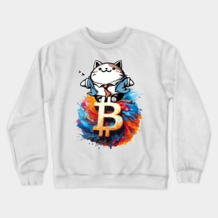 Cat Token Crewneck Sweatshirt